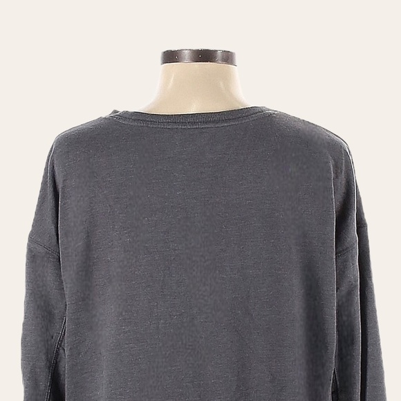 Wildfox Easy Does It Gray Rainbow Graphic Sweatshirt Size M Oversized Pullover - Picture 5 of 10